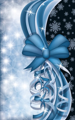 Winter xmas banner, vector illustration
