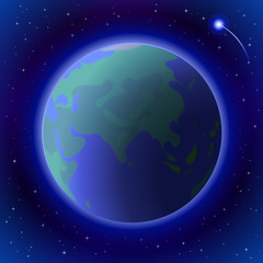 Earth in space