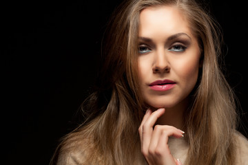 beautiful  woman portrait