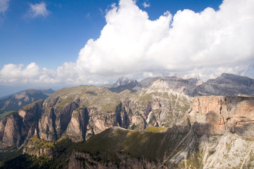 Fototapeta na wymiar Puez grupa - Dolomity - Alpy