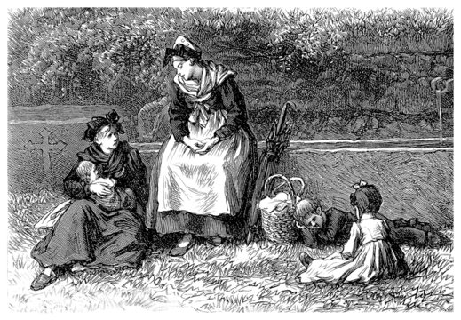 Peasant Family - 19th century