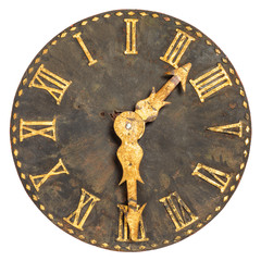 Ancient large church clock face © Martin Bergsma