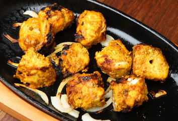 Chicken Tikka in Sizzler Dish