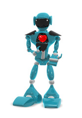 Robot with a heart