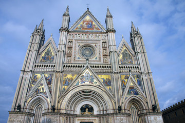 Fototapeta na wymiar Katedra w Orvieto - Włochy