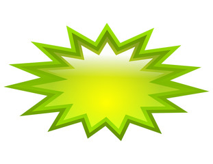 Vector green splash
