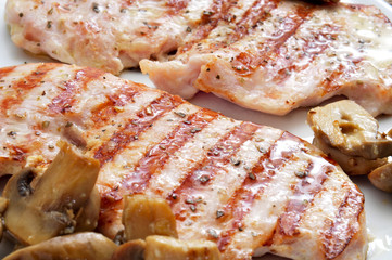 chicken and mushrooms