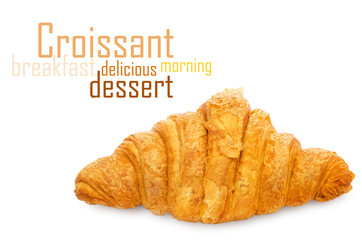 Fresh and tasty croissant