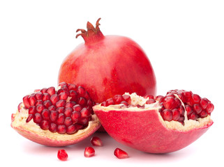 Ripe pomegranate fruit