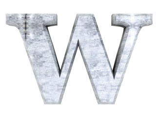 Obraz premium Buchstabe w