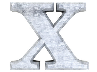 Obraz premium Buchstabe x