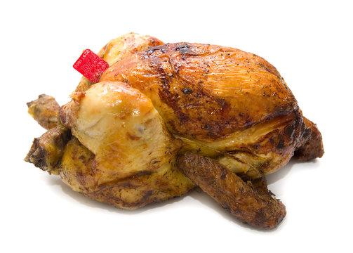 Pollo arrosto campese con sigillo di garanzia