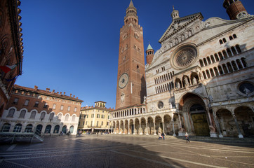 Cremona cathedral - obrazy, fototapety, plakaty