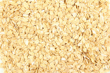 oat flakes texture of close up