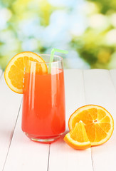 Glass of multicolor cocktail