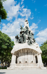 Obraz premium Memorial for Bartomeu Robert, Plaça de Tetuan, Barcelona.