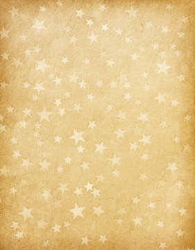 vintage paper decorated with stars