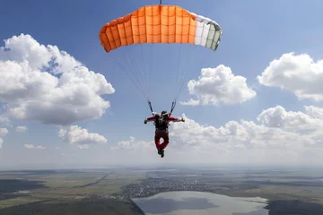 Foto op Canvas Skydiving photo. © German Skydiver