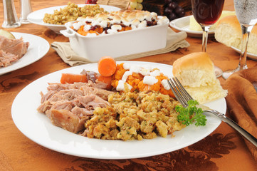 turkey pot roast with dressing