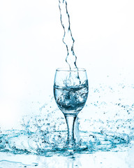 Glass splash