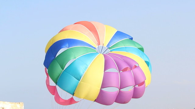 colorful parachute