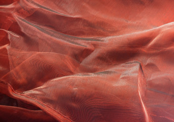 red silk fabric softly set perfect for Xmas