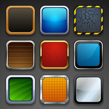 app buttons