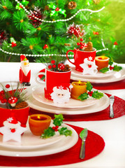 Festive table setting