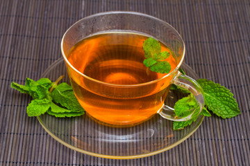 tea with mint