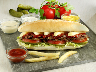 et döner sandviç