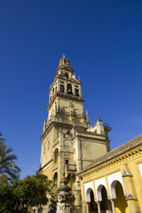 Fototapeta na wymiar Belfry of the mosque of Cordoba - Spain
