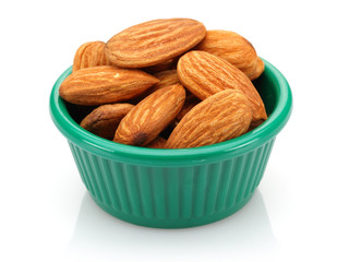 almonds in a bowl