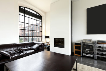 beautiful house, interior, view of the living room