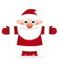 weihnachtsmann mit roter nase