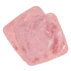 Cooked ham slices