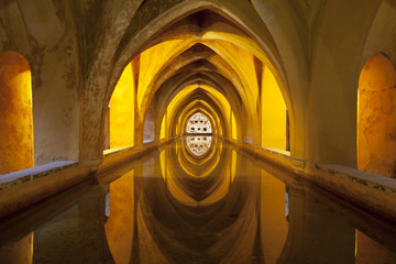 Baths of Maria Padilla in the Royal Alcazar Palace, Seville, Spa