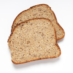 Seeded bread slices