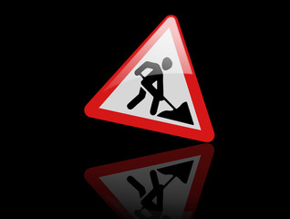 дорожный знак - ремонт