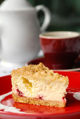 Apple crumble pie