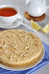 cheesecake with almond