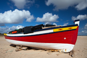 Fototapeta premium Fishing Boat, Lagos, Portugal