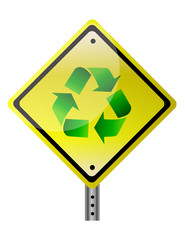 yellow recycle