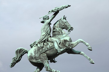 Fototapeta premium Vienna monument - Archduke Charles