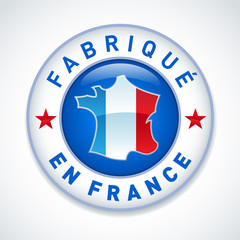 Made in France guaranteed label - Vector.