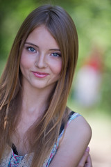 Fototapeta premium portrait of the beautiful girl