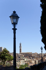 Fototapeta na wymiar Sigths Toskania, Siena, Torre del Mangia