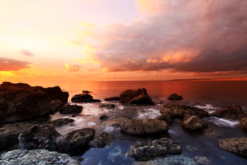 Obraz premium The Cove Sunset
