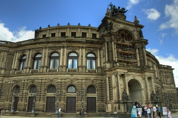 Fototapeta na wymiar Dresden, Germany - Semperoper