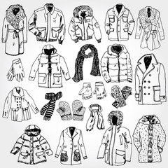 Winter clothes - 47072545