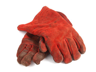 Two red gloves